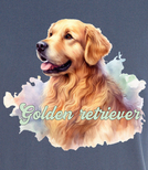 Koszulki z nadrukiem-Golden retriver