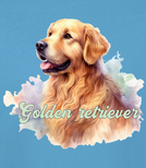 Koszulki z nadrukiem-Golden retriver