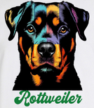 Koszulki z nadrukiem-Rottweiler