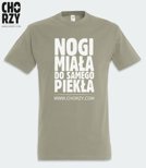 T-shirt z nadrukiem - Nogi miała do samego piekła 