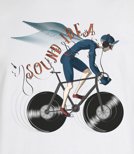 T-shirt z nadrukiem długi  rękawem - Sound Bike 