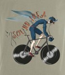 T-shirt z nadrukiem długi  rękawem - Sound Bike 