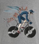 T-shirt z nadrukiem długi  rękawem - Sound Bike 